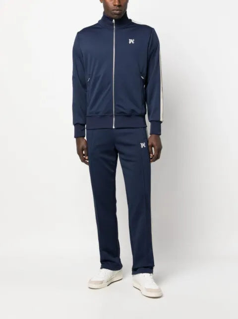 Palm Angels logo-embroidered track jacket