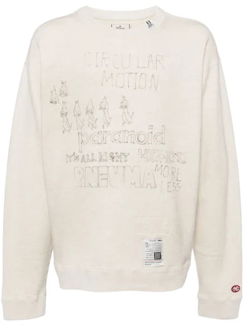 Maison MIHARA YASUHIRO printed sweatshirt