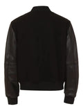 Just Cavalli leather-sleeves bomber jacket
