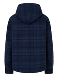 TOMBOY check-pattern hooded jacket