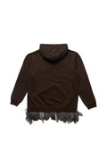 4SDESIGNS Texas Longhorns feather-trim hoodie