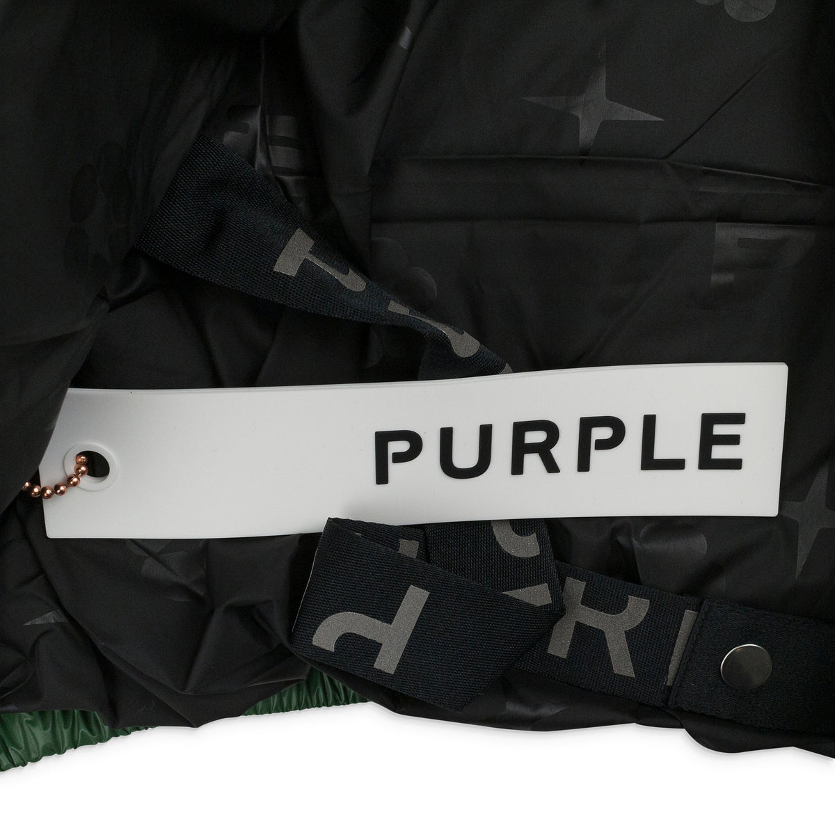 Green Nylon Puffer Jacket